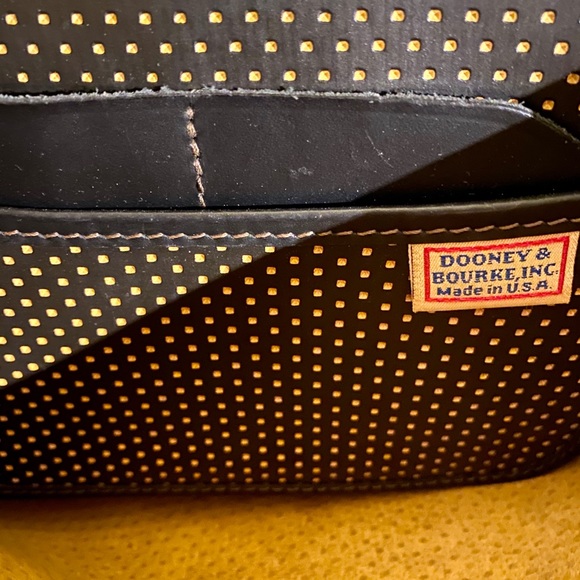 Dooney & Bourke Black Perforated Bucket Bag - Picture 7 of 7